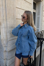 Sunrise Somewhere Denim Shirt