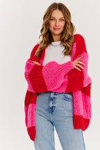 Berry Blush Cardigan