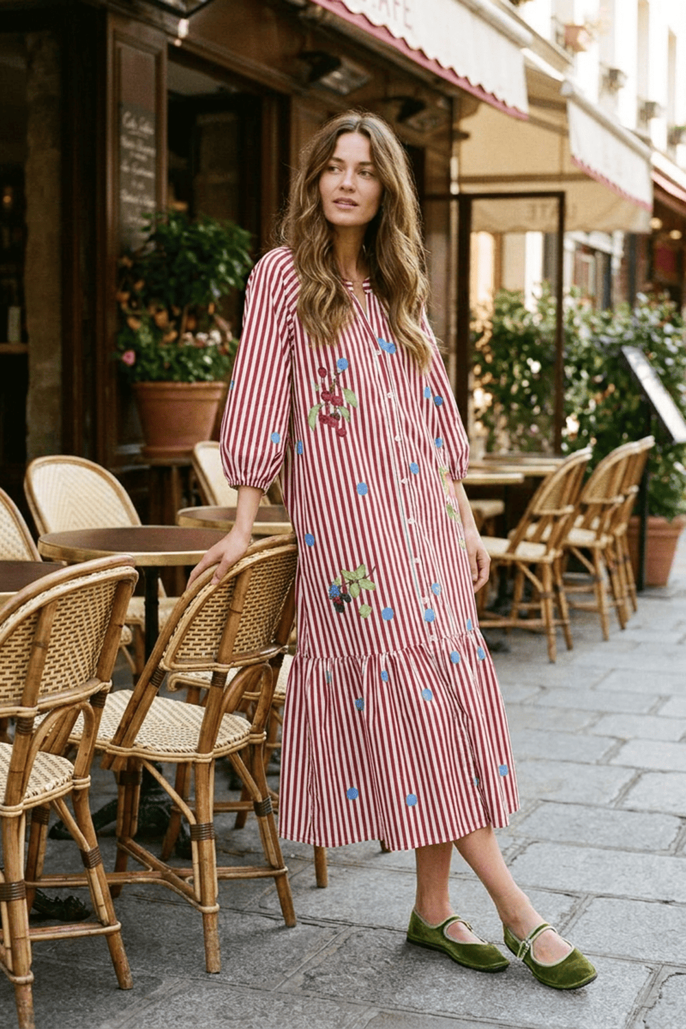 midi dress in store Farm Charm – Size:3YR it features lace straps Bella Maxi Dress, in liveonsite