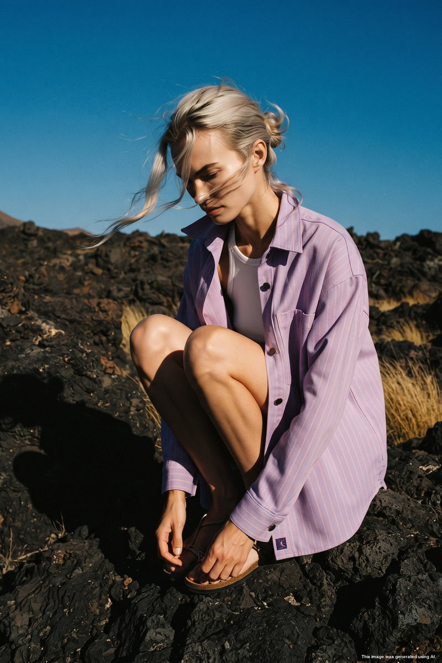 Skjortejakke Lavender Ray