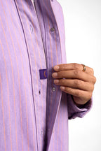 Lavender Ray Shirt Jacket