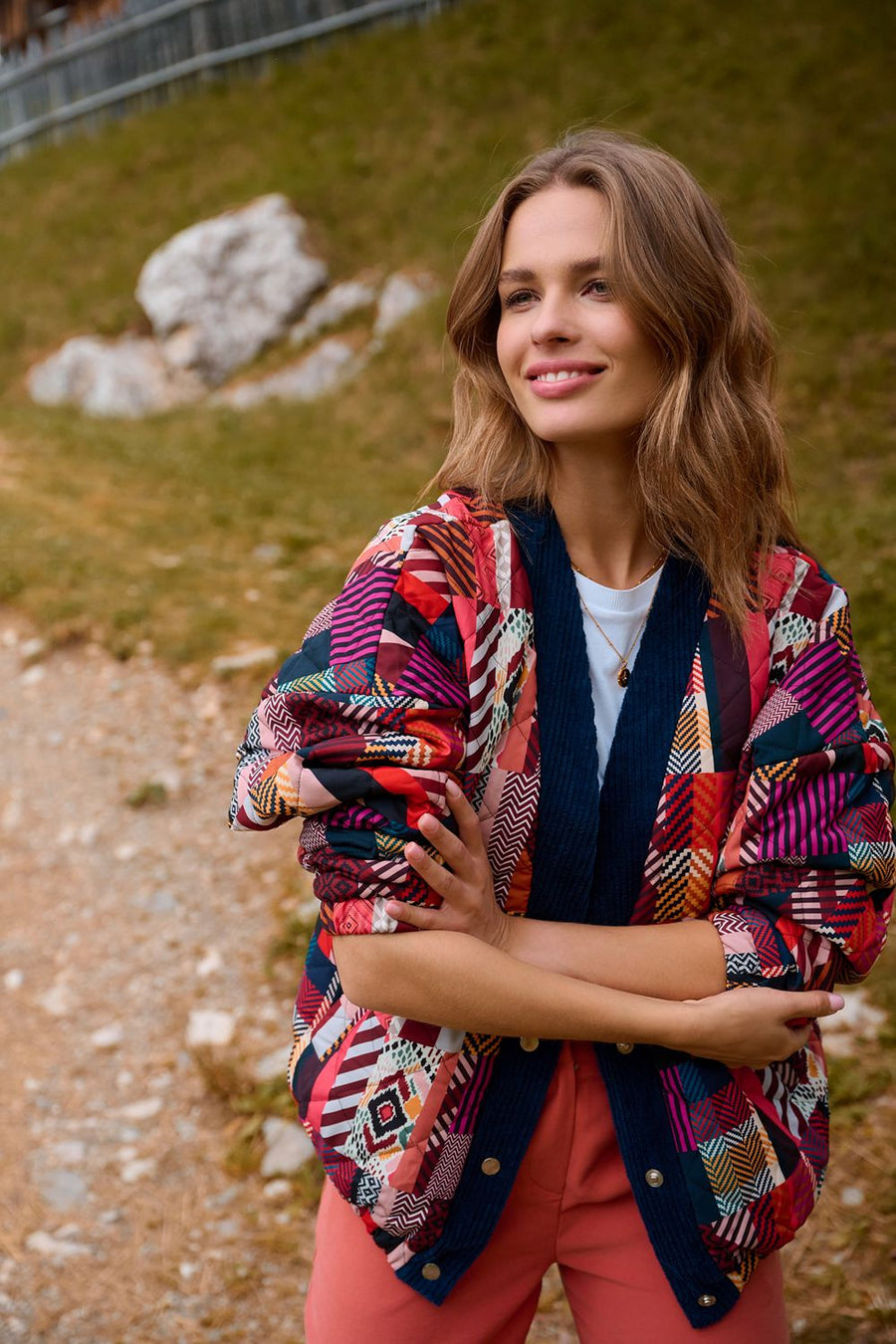 Patch Me Tender leichte gesteppte Jacke