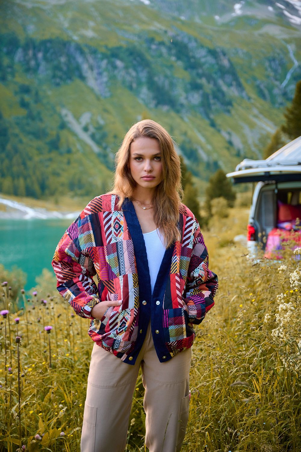 Patch Me Tender leichte gesteppte Jacke