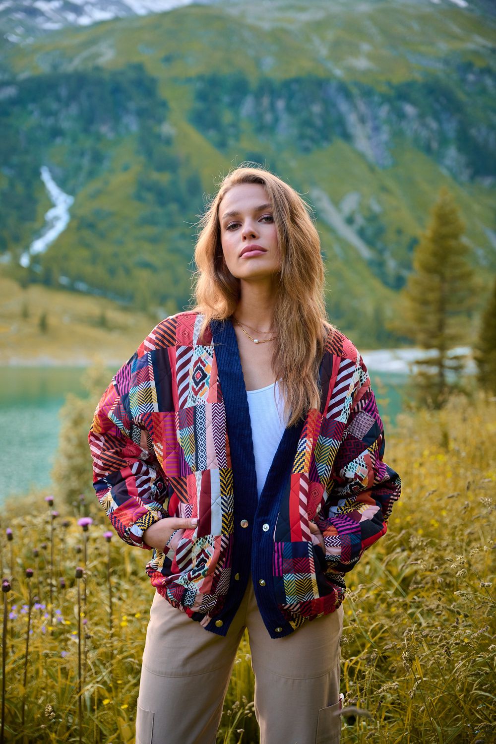 Patch Me Tender leichte gesteppte Jacke