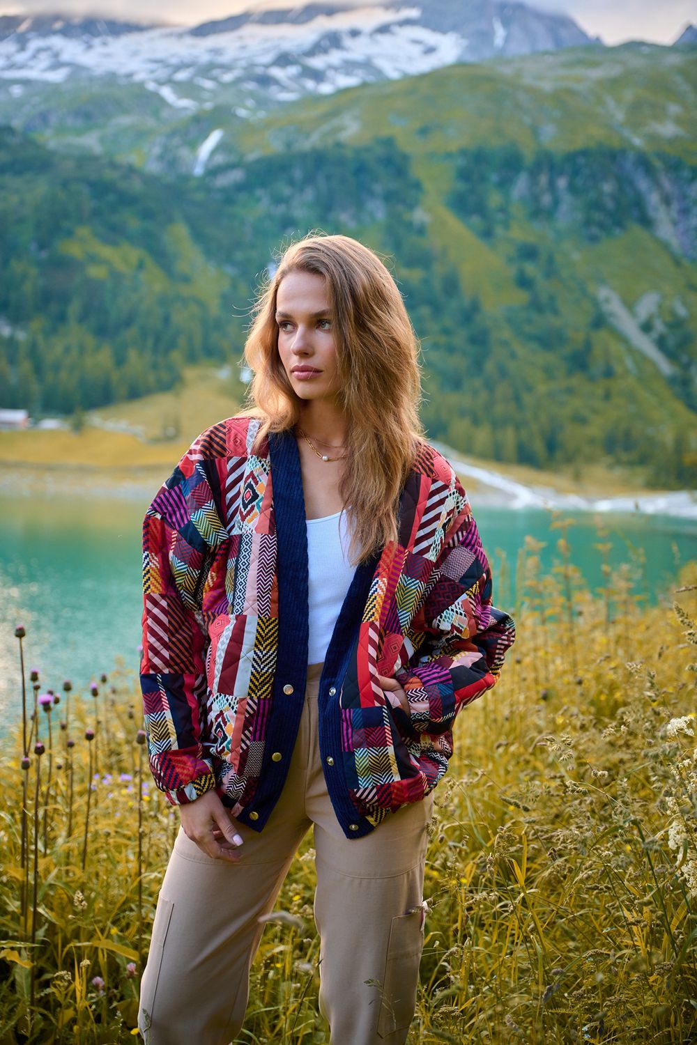Patch Me Tender leichte gesteppte Jacke