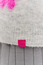 Flauschiger Love-Pullover
