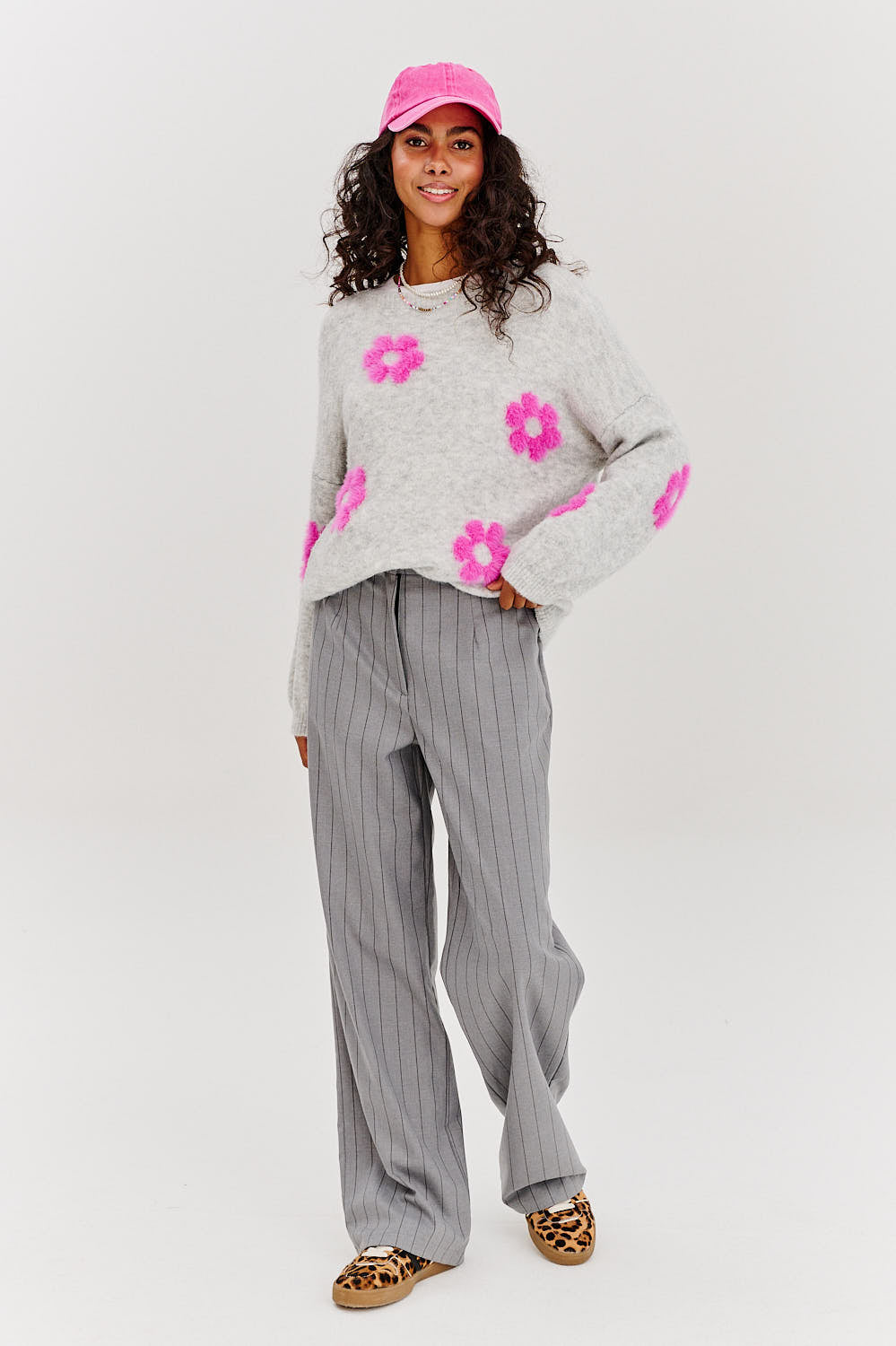 Flauschiger Love-Pullover