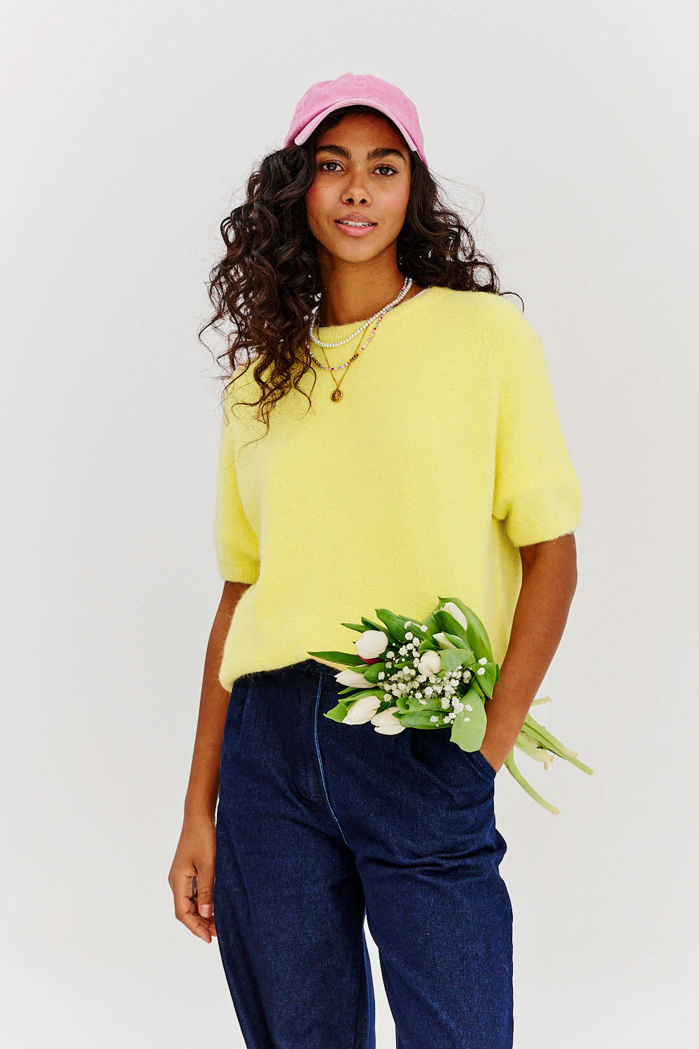 Sunshine short sleeve sweater