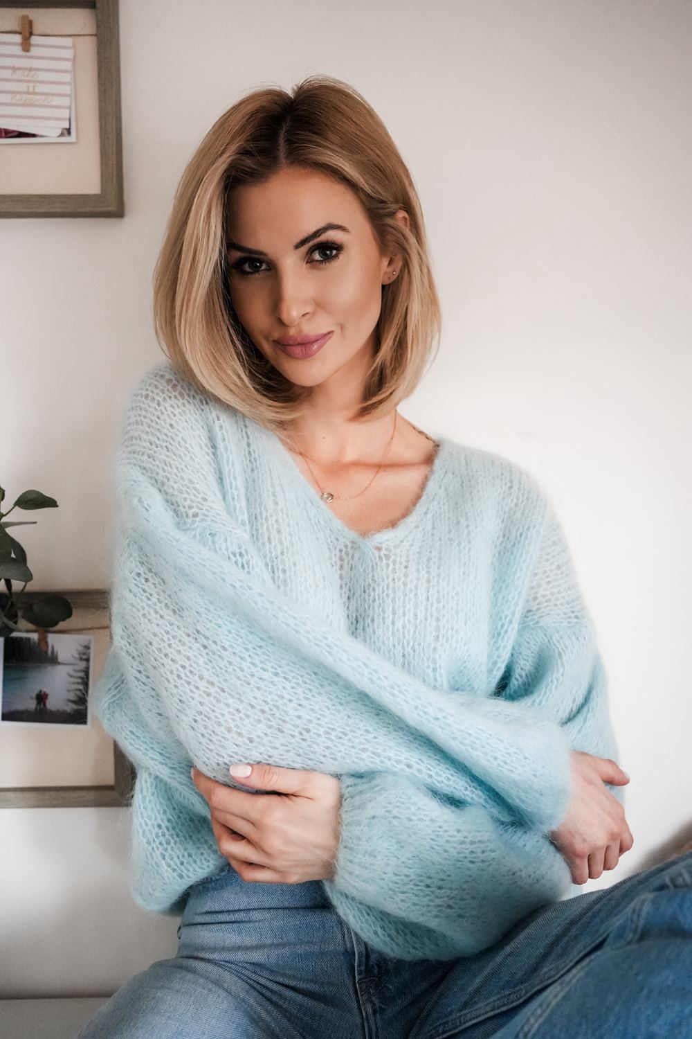 Lunar Lullaby Mohair-Pullover