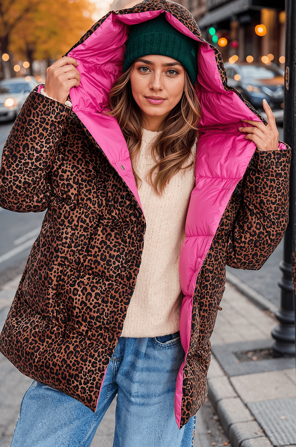 Alaska Pink Panther kétoldalas télikabát