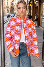 Peachy Bloom double-sided jacket