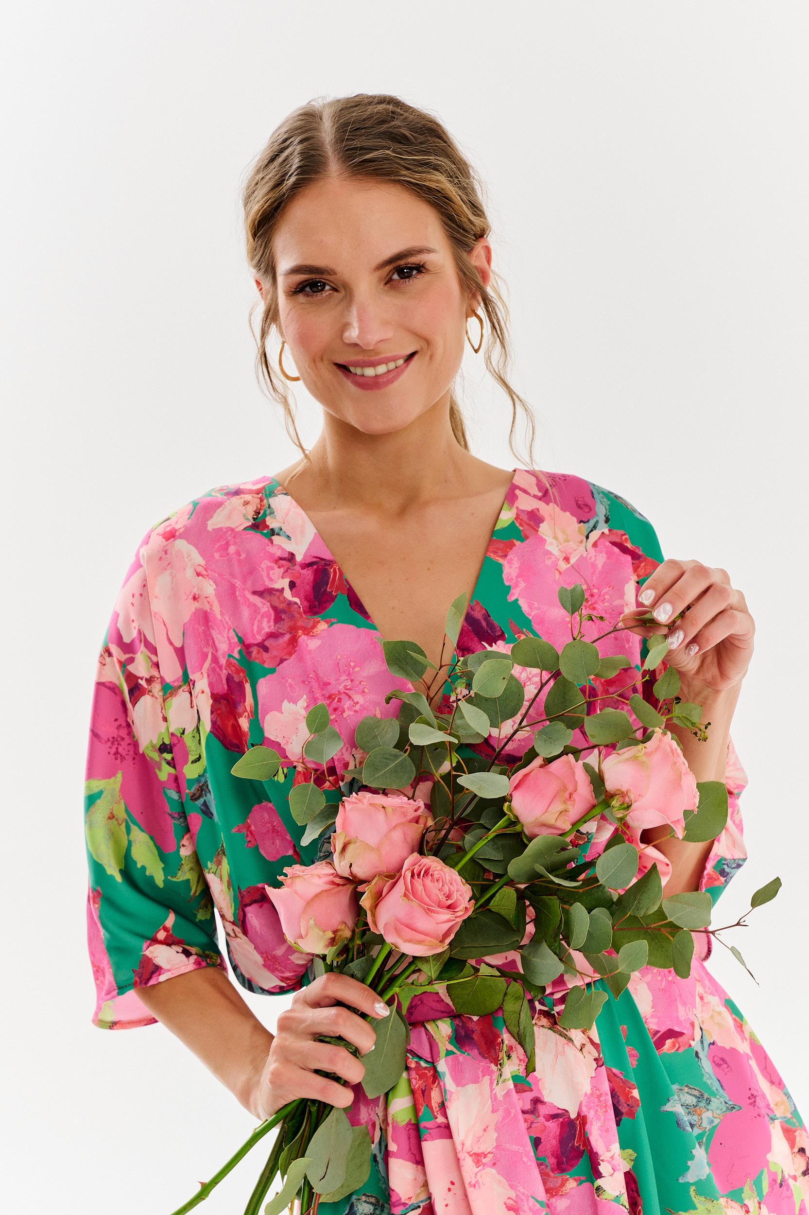 Rochie midi Blushing Mint