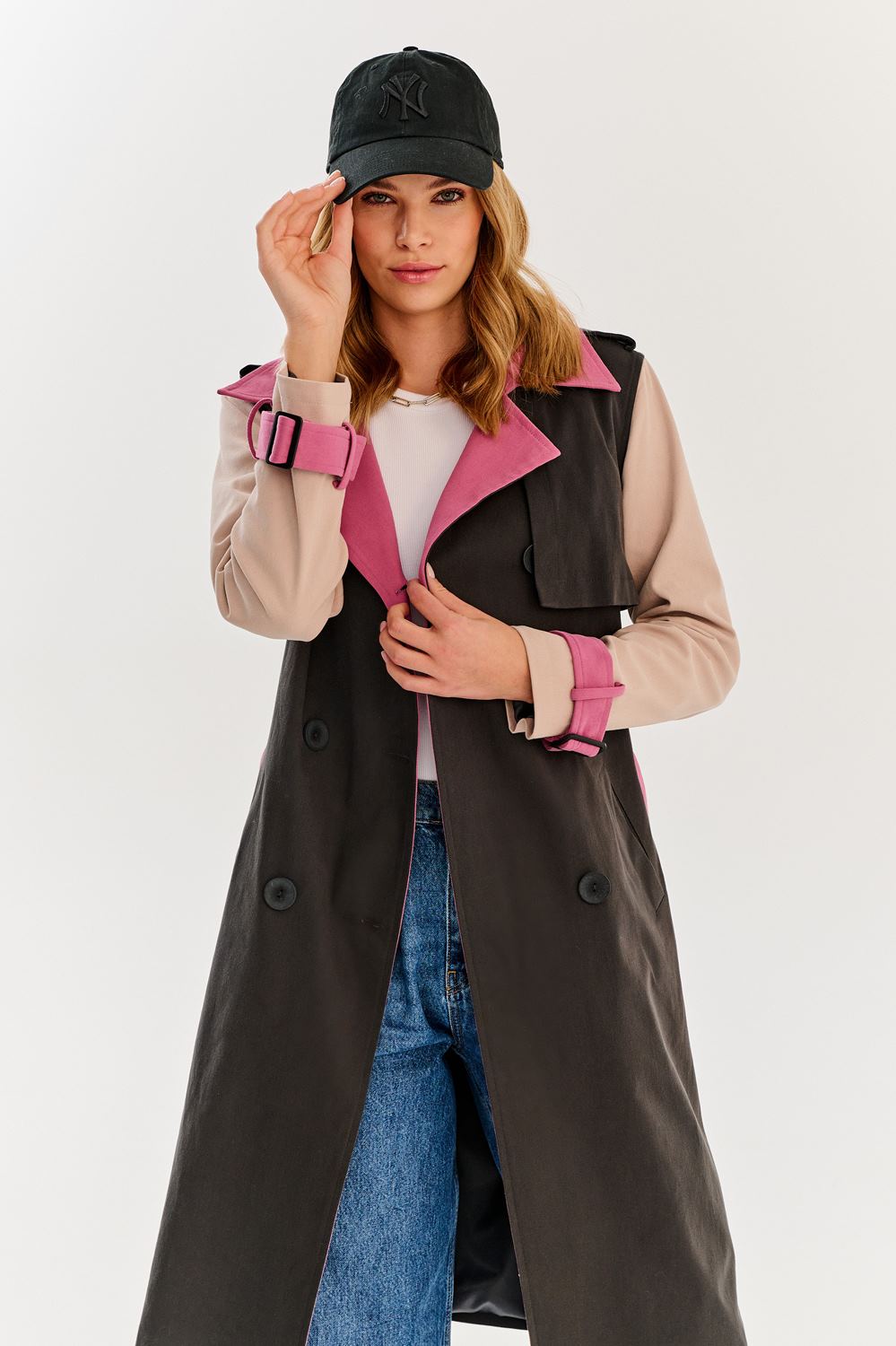 Classic Rosy Getaway trench
