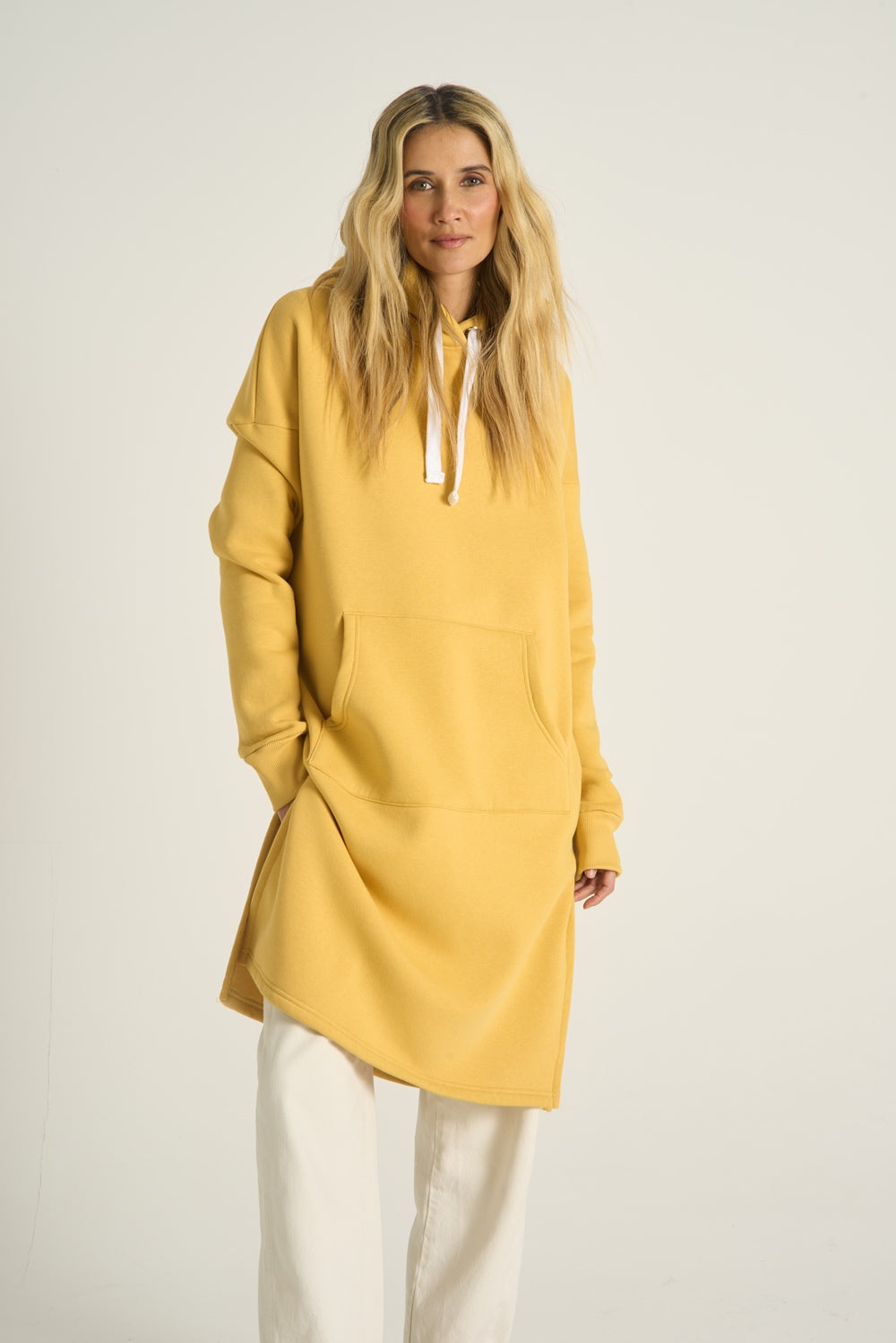 Langer Kapuzenpullover One Way Ticket