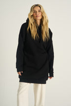 Wilder Fuchs langer Kapuzenpullover