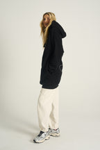 Wilder Fuchs langer Kapuzenpullover