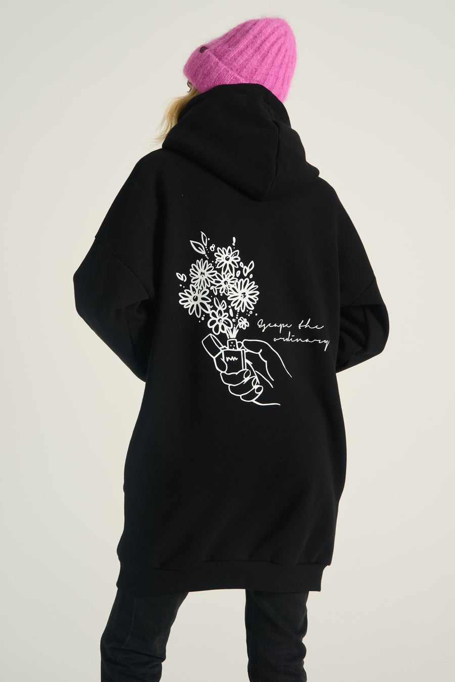 Lång hoodie Escape The Ordinary