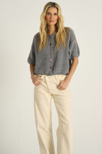 Silver Feather wollen mix vest