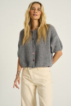 Silver Feather wollen mix vest