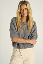 Silver Feather wollen mix vest