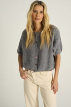 Silver Feather wollen mix vest