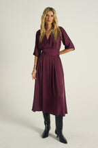 Midi-Kleid Plum Affair