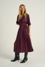 Midi-Kleid Plum Affair