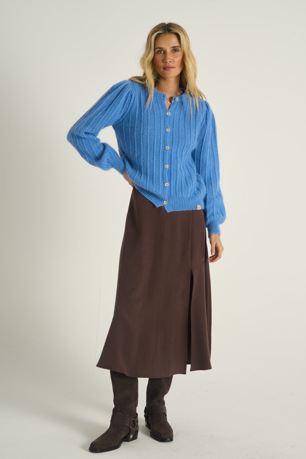 Cardigan en mélange de laine Cloud Nine