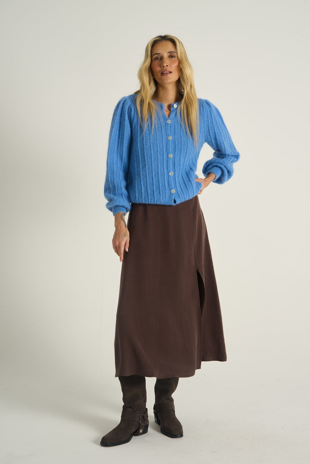 Cardigan en mélange de laine Cloud Nine