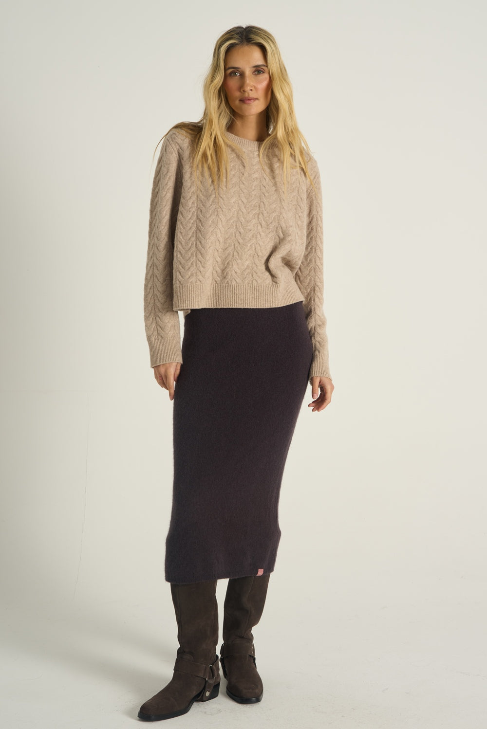 Oatmeal Latte wool sweater
