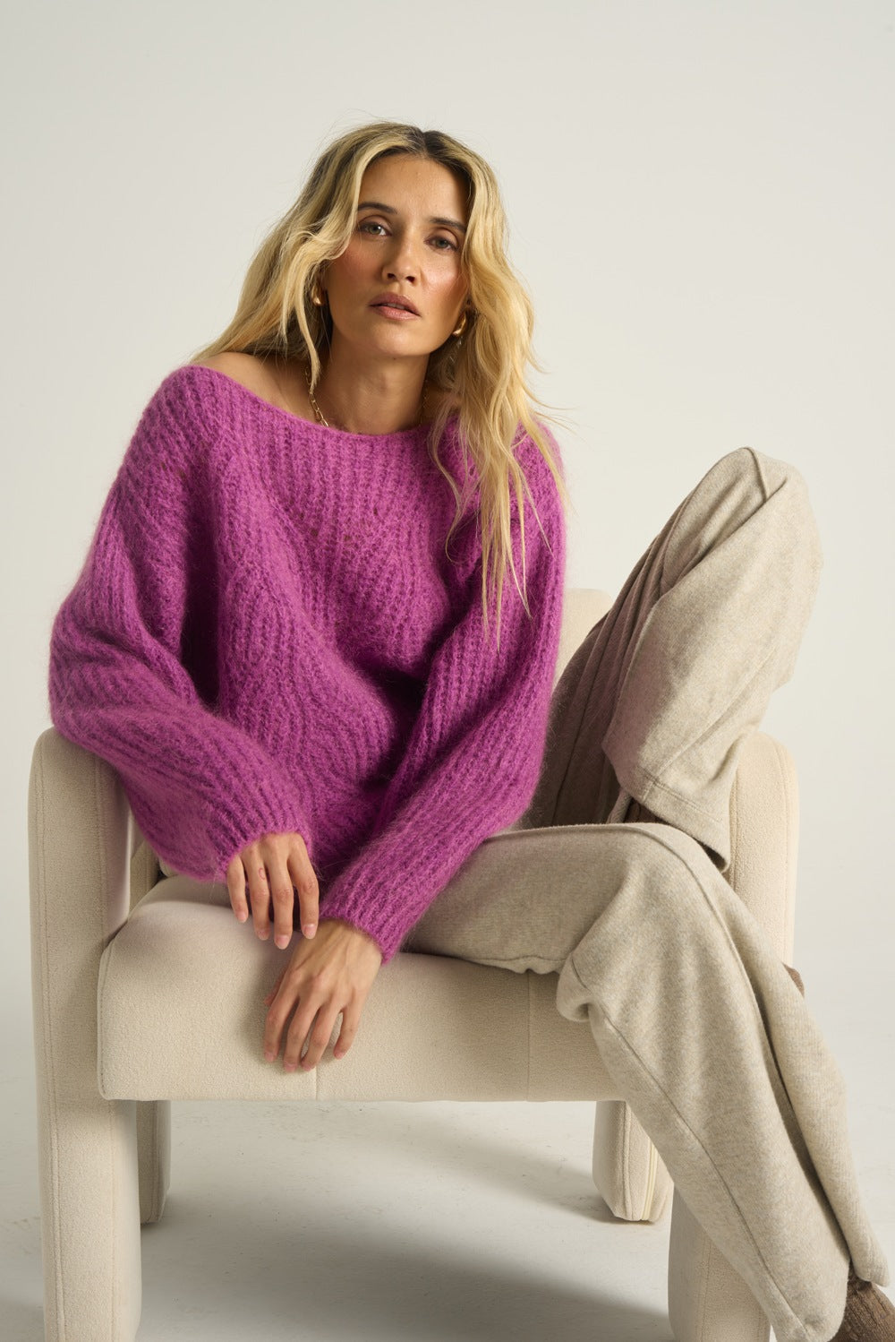 Little Moments sweater i mohairblanding