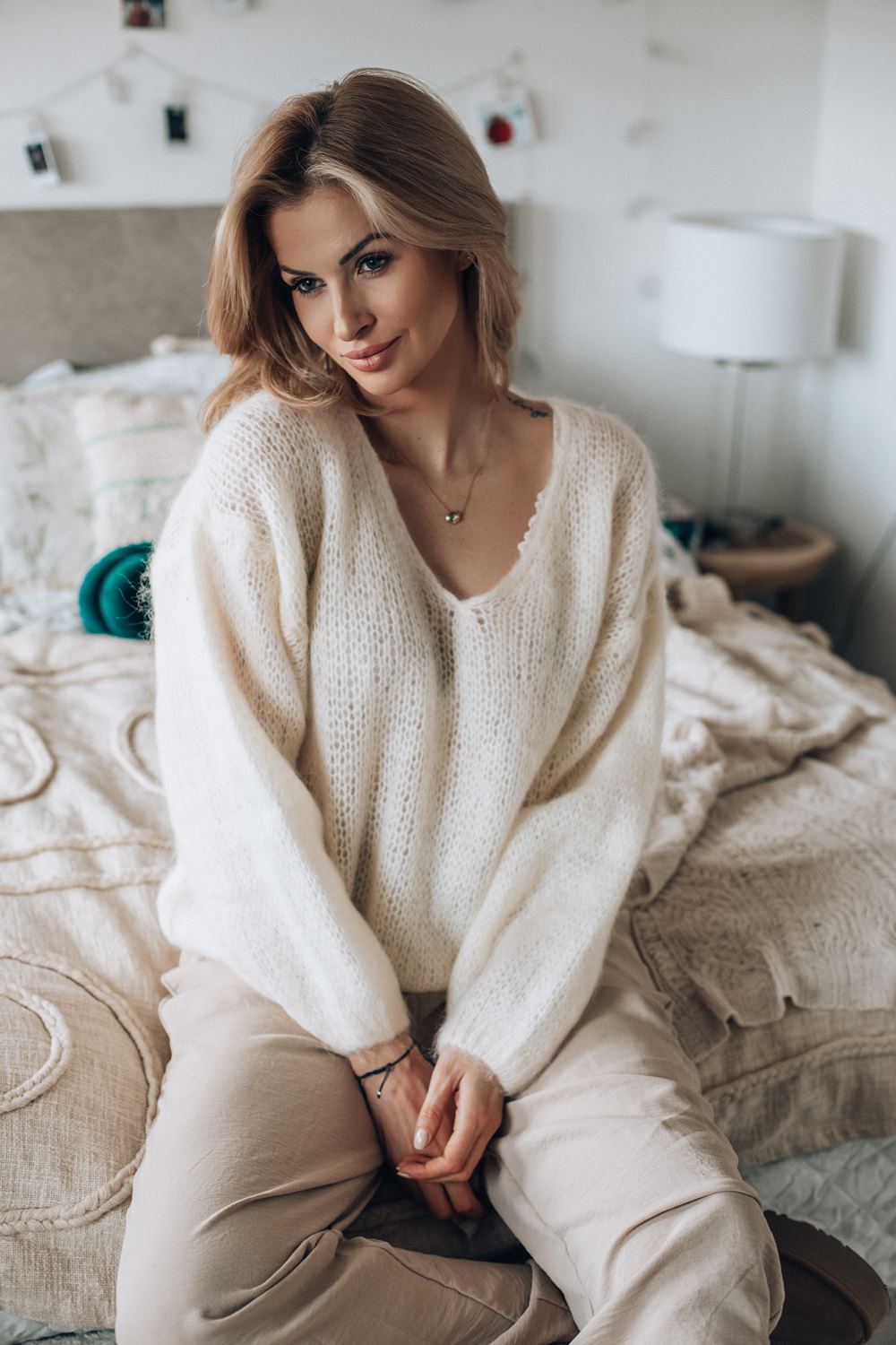 Ivory Echo Sweater