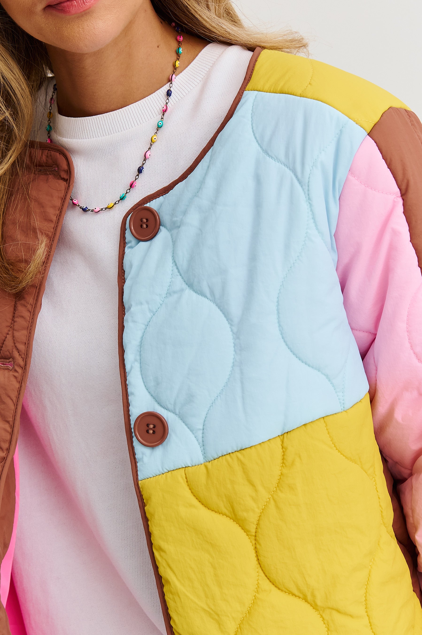 Geacă matlasată Pastel Harmony