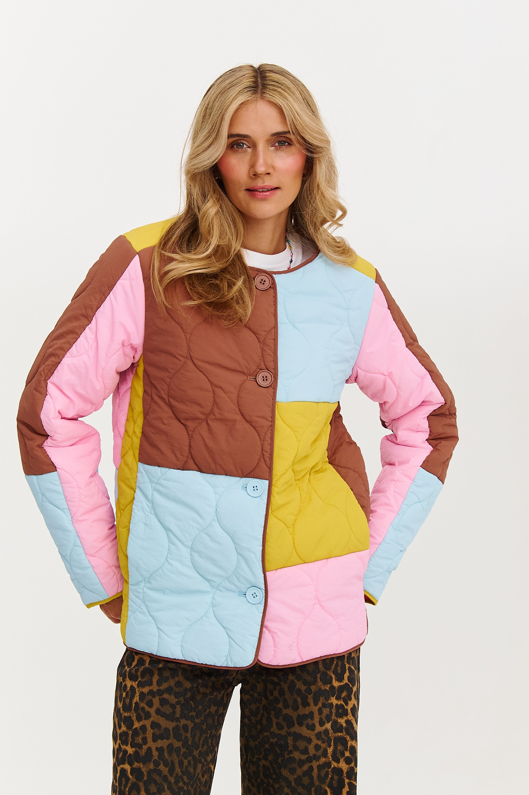 Geacă matlasată Pastel Harmony