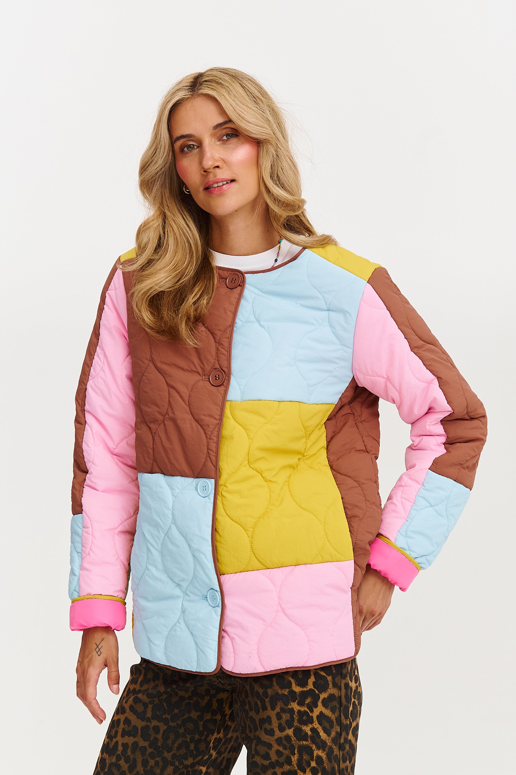 Geacă matlasată Pastel Harmony