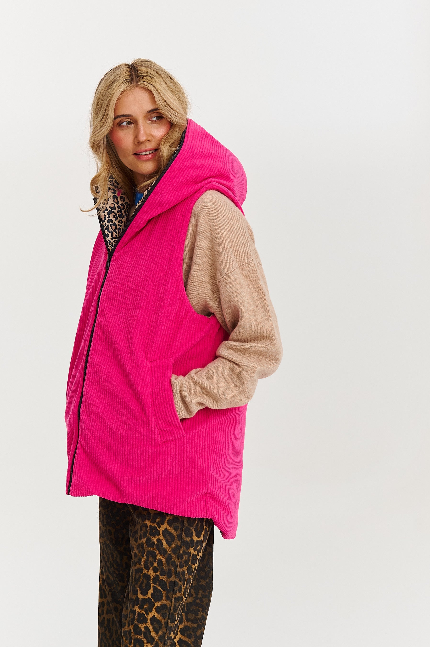 Gilet réversible Pink Panther
