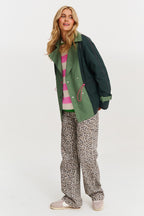 Bubble Mint kurzer Trenchcoat