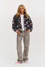 Kuschelige Polar-Gänseblümchen Jacke
