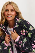 Kuschelige Polar-Gänseblümchen Jacke