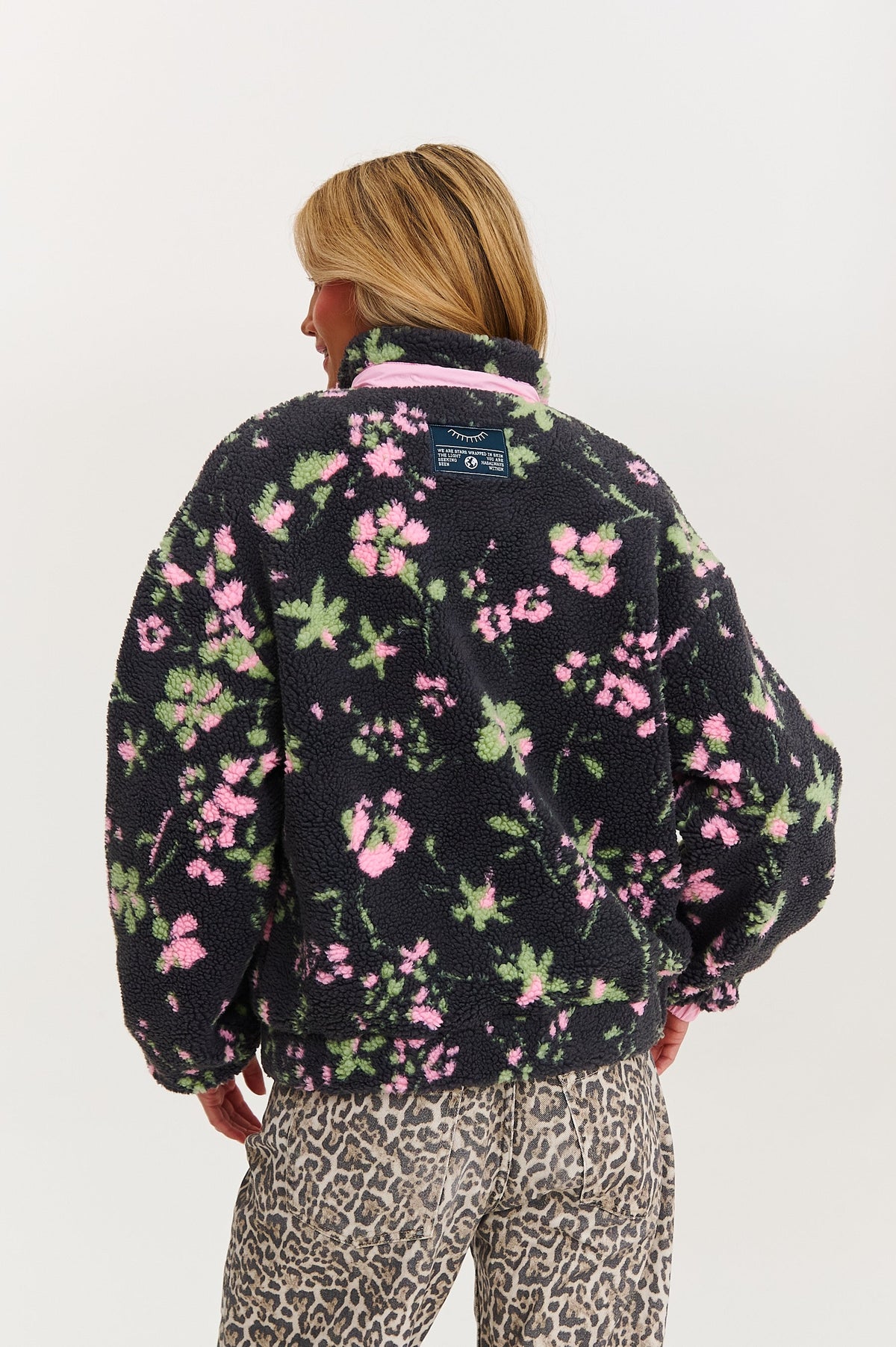 Kuschelige Polar-Gänseblümchen Jacke