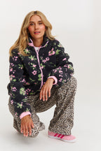 Kuschelige Polar-Gänseblümchen Jacke