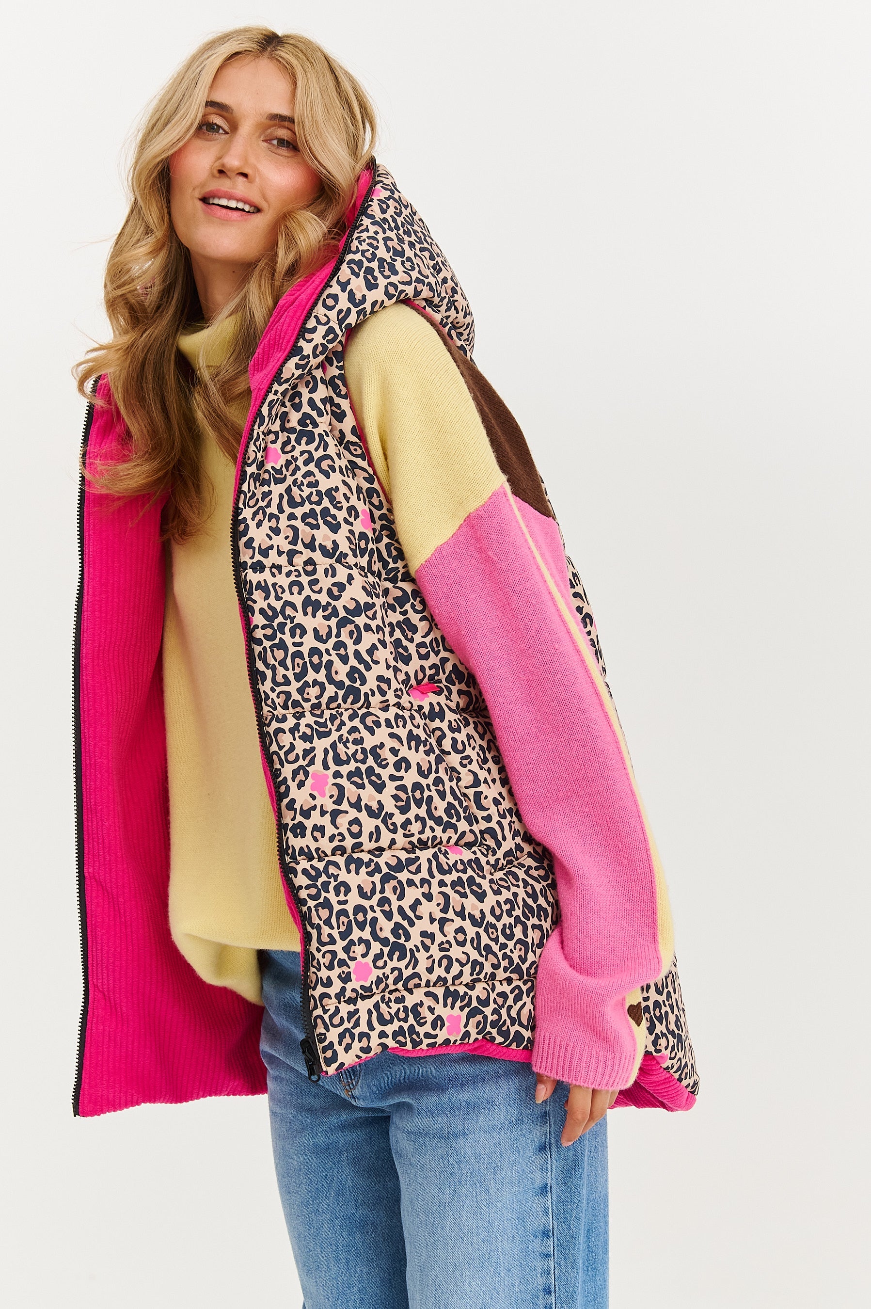 Gilet réversible Pink Panther