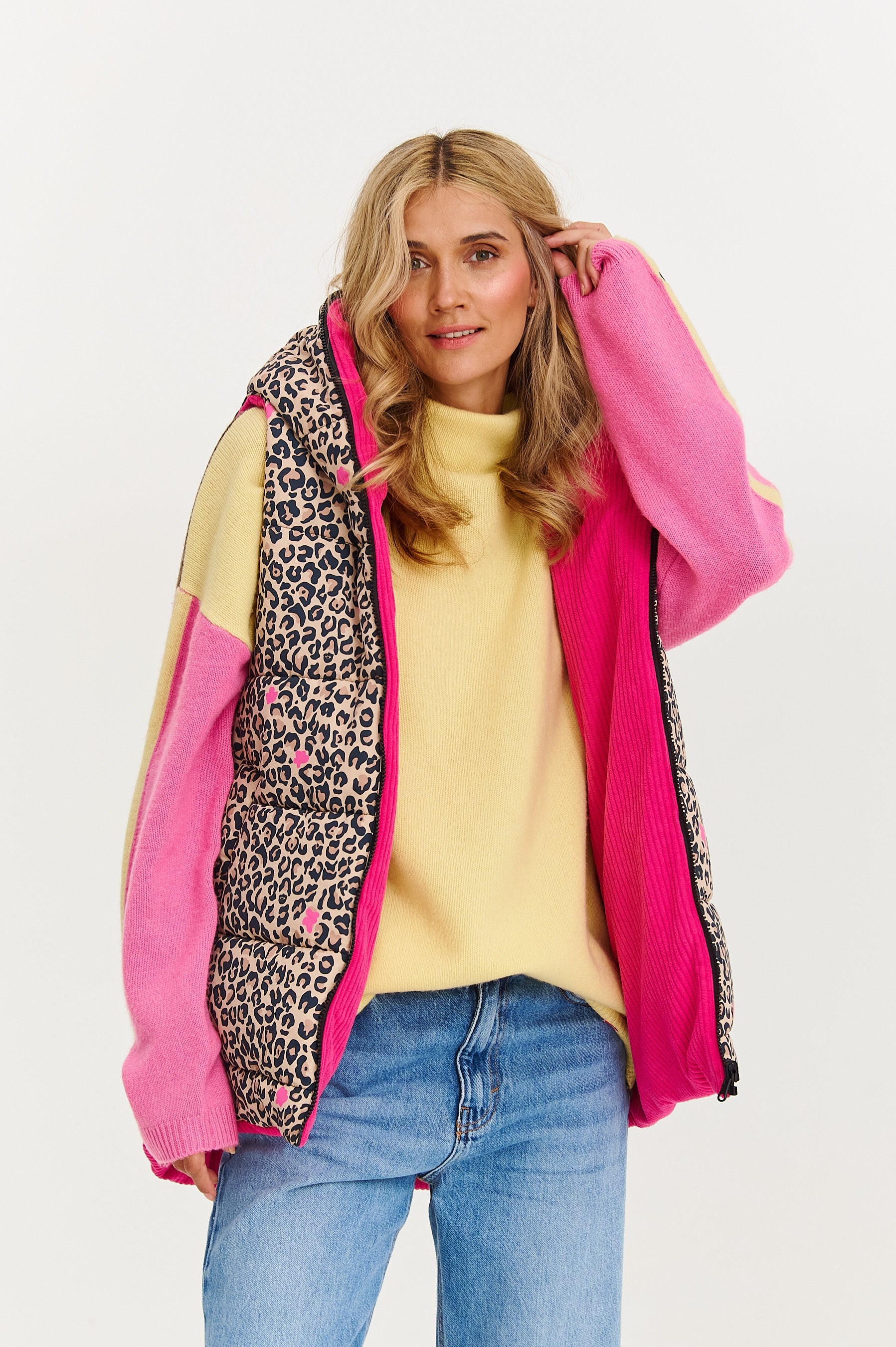 Gilet réversible Pink Panther