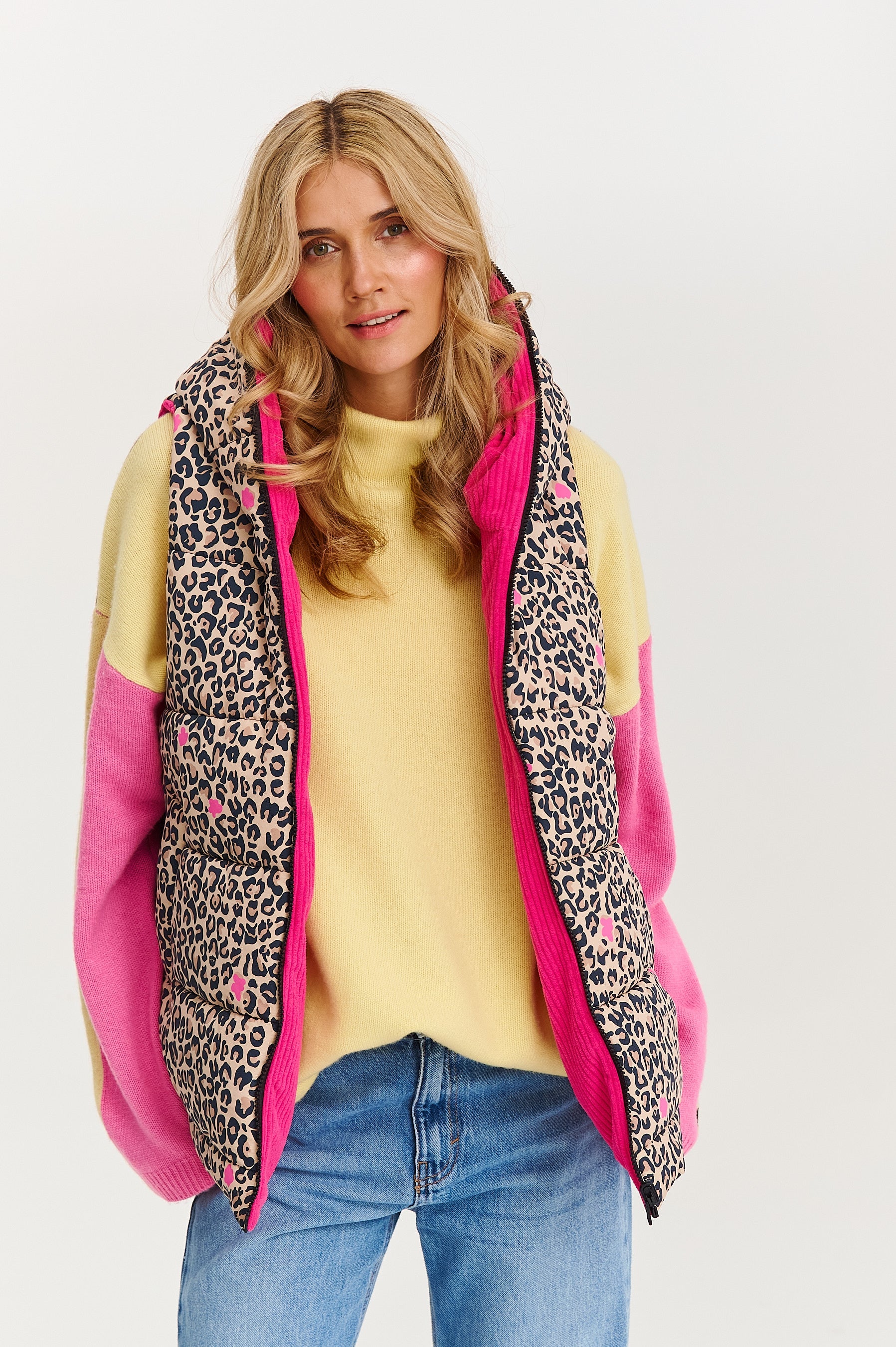 Gilet réversible Pink Panther