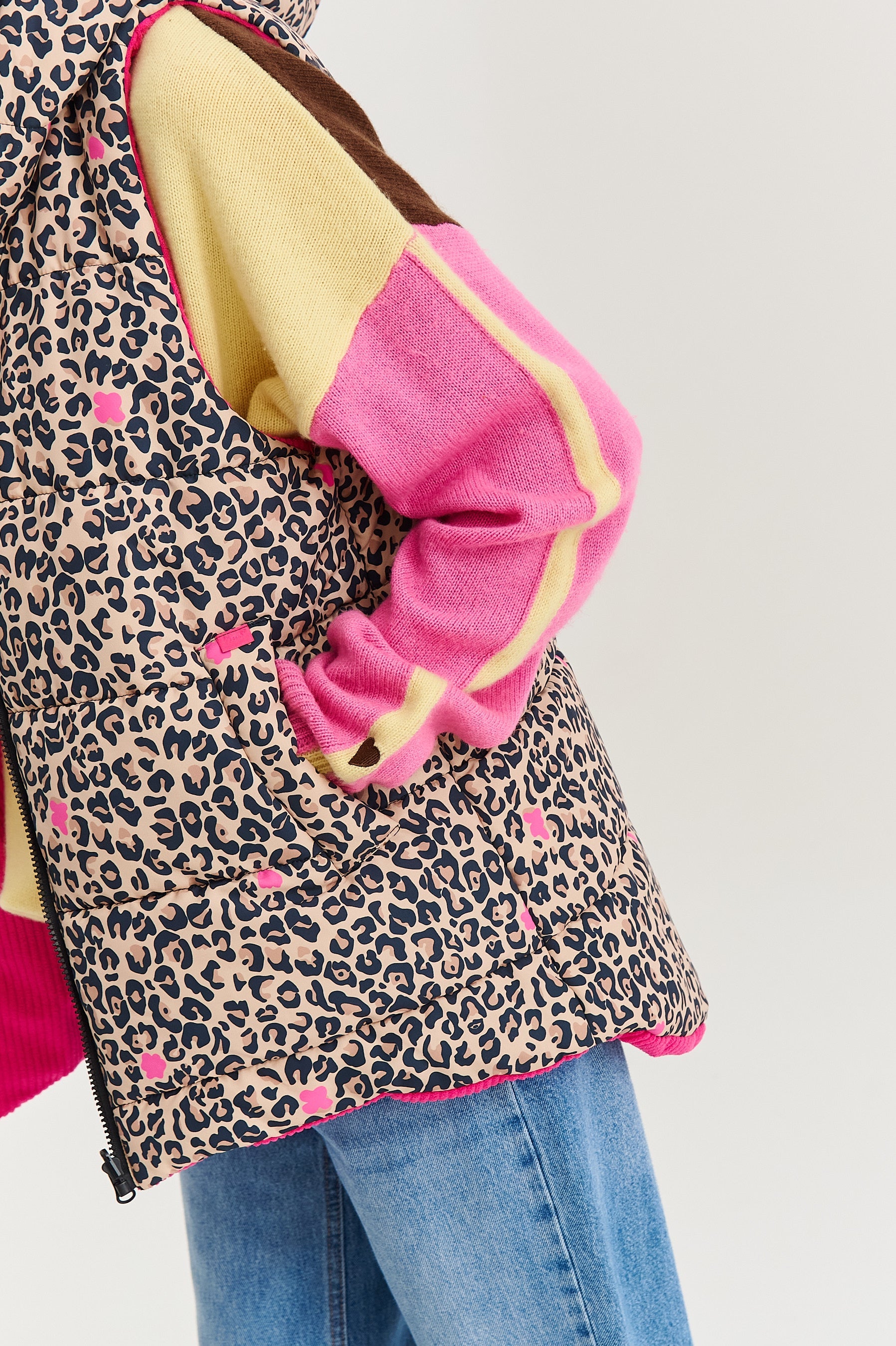 Gilet réversible Pink Panther
