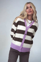 Amorette Wool and Cashmere Cardigan