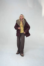 Alaska Moody Plaid Reversible Winter Jacket