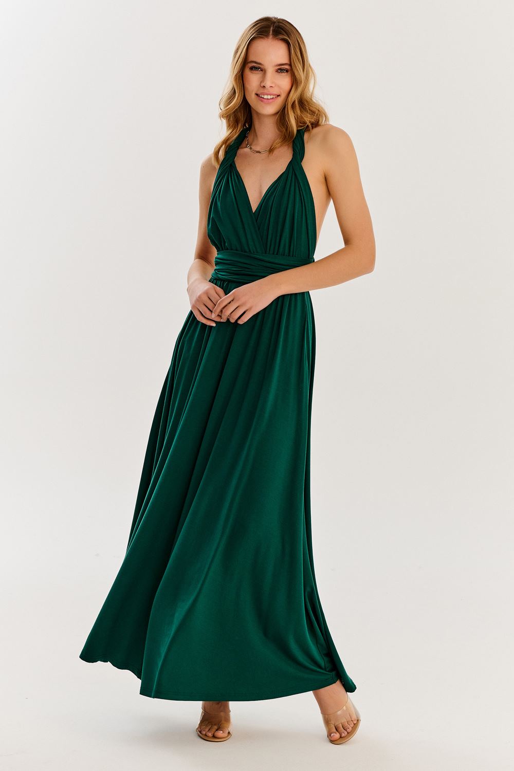Forest Dream infinity maxi dress