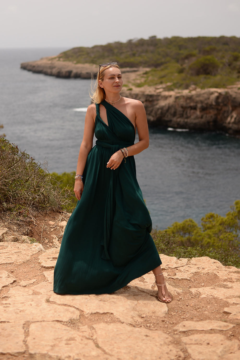 Forest Dream infinity maxi dress