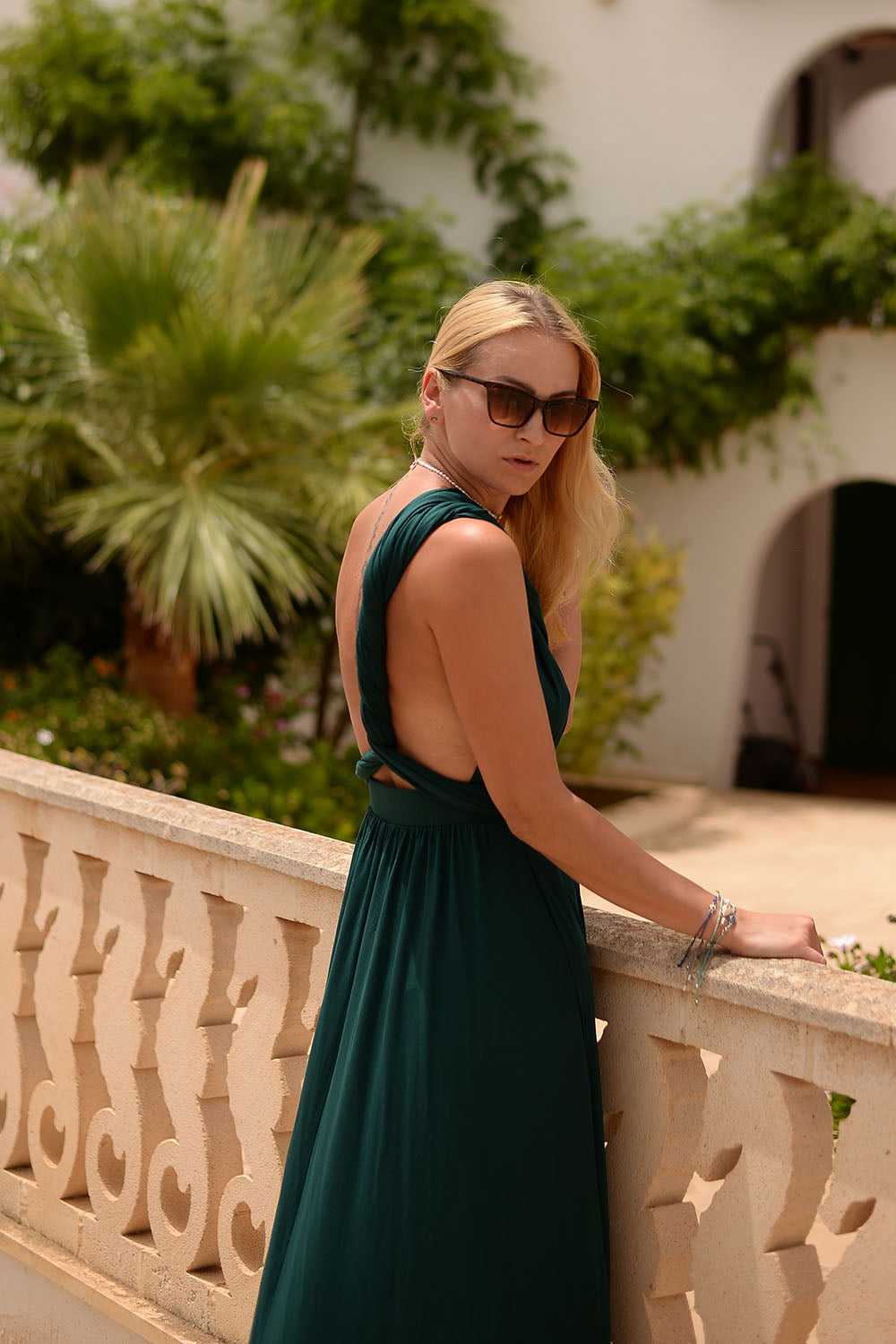 Forest Dream infinity maxi dress